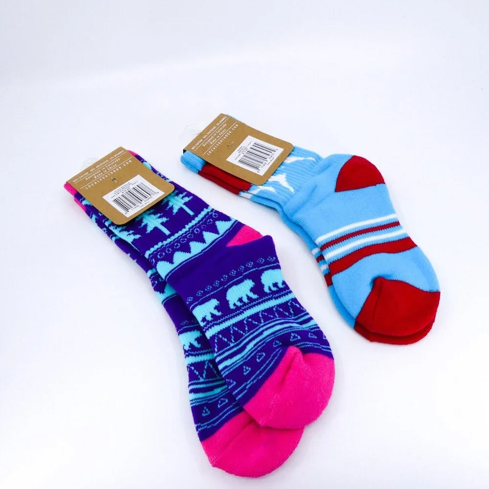 Locale Outdoor Socks‎ 2 Pairs Youth One Size 11 - 1 Nature Winter Sport Ski New